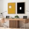 Pinboard with oak frame - Lemon Curry