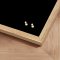 Pinboard with oak frame - Liqourice