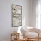 Premium maleri med sort ramme - Desert Mirage II - E. Thorne
