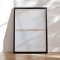 Premium maleri med sort ramme - Desert Mirage II - E. Thorne