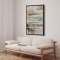 Premium maleri med sort ramme - Textured Harmony - E. Thorne