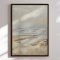 Premium maleri med sort ramme - Soft Tides - E. Thorne