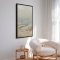 Premium maleri med sort ramme - Soft Tides - E. Thorne