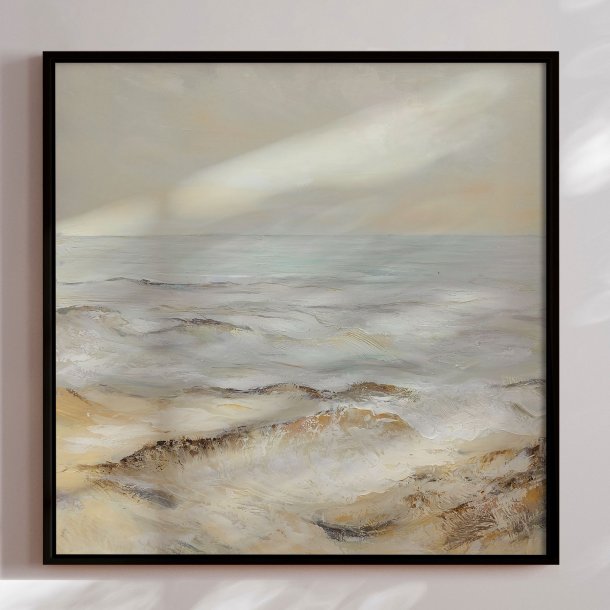 Premium maleri med sort ramme - Distant Horizons - E. Thorne