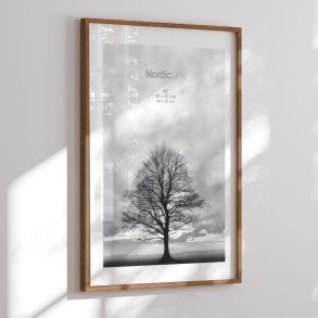 Wooden frame - Slim Walnut - NordicLine