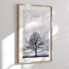 Wooden frame - Slim Gold - NordicLine