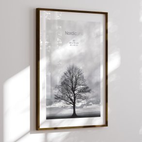 Oak frame - Solid Smoked Oak - 15mm - NordicLine