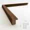 Oak frame - Solid Dark Oak - 15mm - NordicLine
