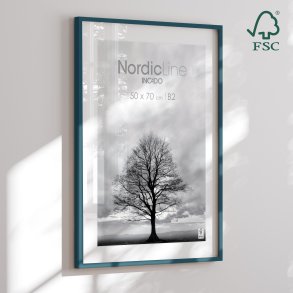 Wood frame - Midnight Teal - NordicLine