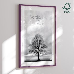 Wood frame - Aubergine - NordicLine