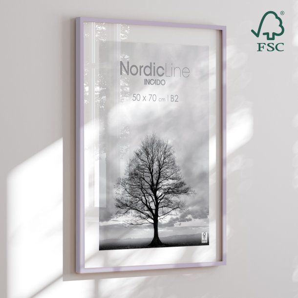 Wood frame - Cool Lavender - NordicLine