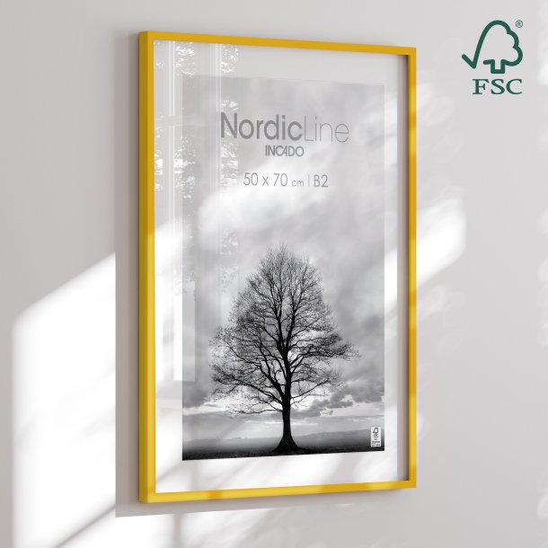 Wood frame - Lemon Curry - NordicLine