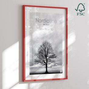 Wood frame - Sunset Red - NordicLine