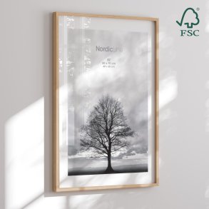 Wooden frame - Oak wood texture - NordicLine