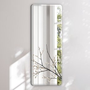 Rectangular mirror with beveled edge - Sleek
