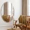 Oval mirror with beveled edge - Nova