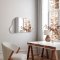 Organic mirror with beveled edge - Cloud
