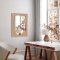 Organic mirror with oak frame - Composition