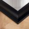  Rectangular mirror with black frame
