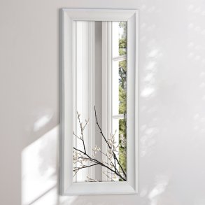  Antique mirror with white frame