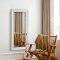 Antique mirror with white frame