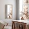 Rectangular mirror with a wide wooden frame - Oak