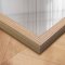 Rectangular mirror with a wide wooden frame - Oak