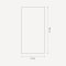 Rectangular mirror with a wide wooden frame - Oak