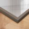 Rectangular mirror with a slim grey wooden frame - Grey Oak