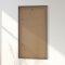 Rectangular mirror with a slim grey wooden frame - Grey Oak