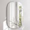 Organic mirror with beveled edge - Opal