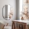 Organic mirror with beveled edge - Diamond