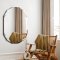 Organic mirror with beveled edge - Diamond