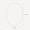 Organic mirror with beveled edge - Diamond
