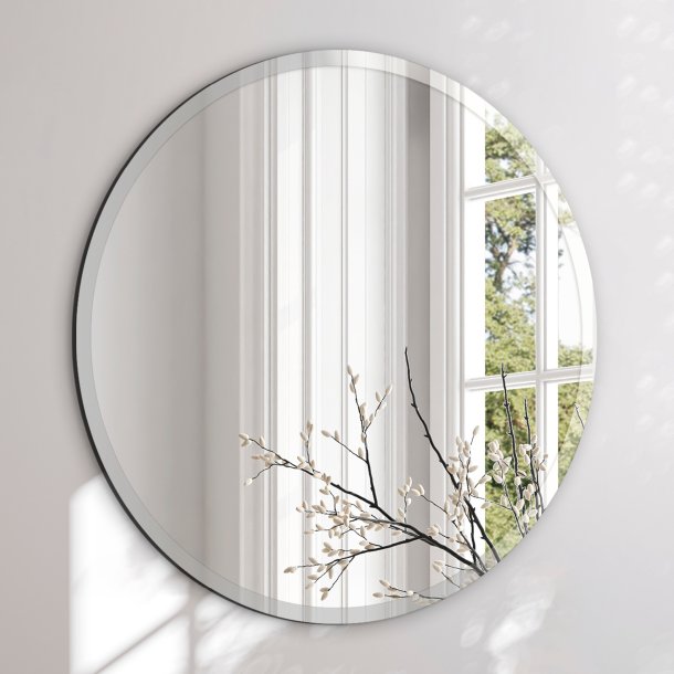 Round mirror with beveled edge - Circle