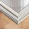 Rectangular mirror with white frame - Nordic