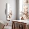Organic mirror with beveled edge - Wave