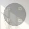 Rundt facetslebet spejl - Half Circles