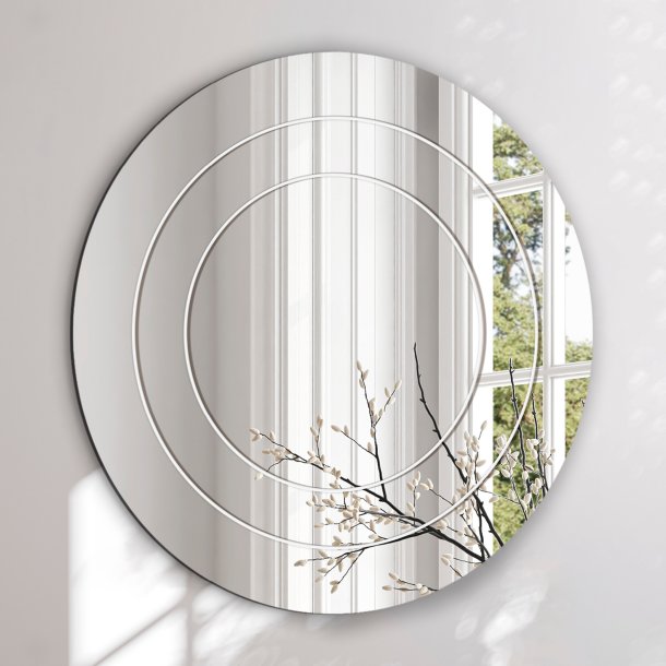  Round beveled mirror - In The Circle