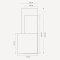 Rectangular mirror with wide oak frame - Solid Oak 20mm
