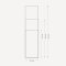 Rectangular mirror with black frame - Matt Black