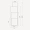 Rectangular mirror with white frame - Nordic