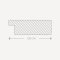  Rectangular mirror with white frame