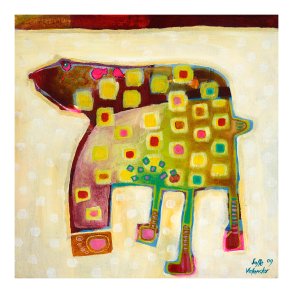 Canvas - Look at My Footprint - Susse Volander