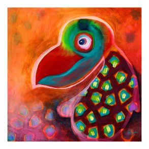 Canvas - The Wise Parrot - Susse Volander
