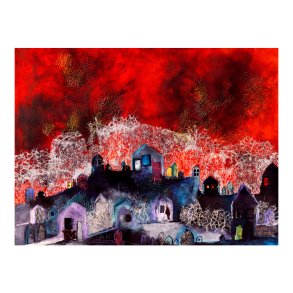 Canvas - Landsbyen Sover - Susse Volander