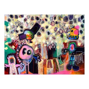 Canvas - Marsmnd Hnger Tj - Susse Volander