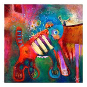 Canvas - Overgrown Pet - Susse Volander