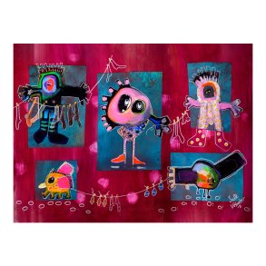 Canvas - Portrait of Martians - Susse Volander