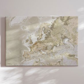 Euro Map - Vintage